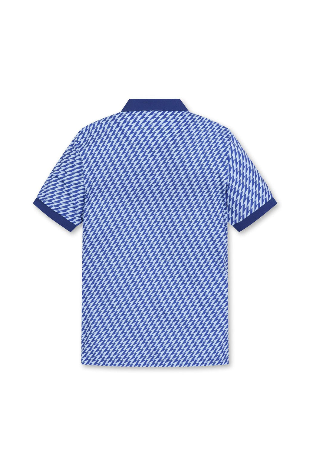 Men's ATHLETIC Arrow Rib Collar Polo Blue
