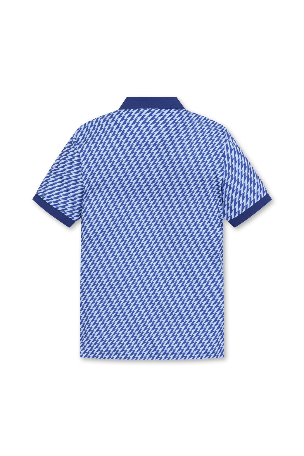 Men's ATHLETIC Arrow Rib Collar Polo Blue