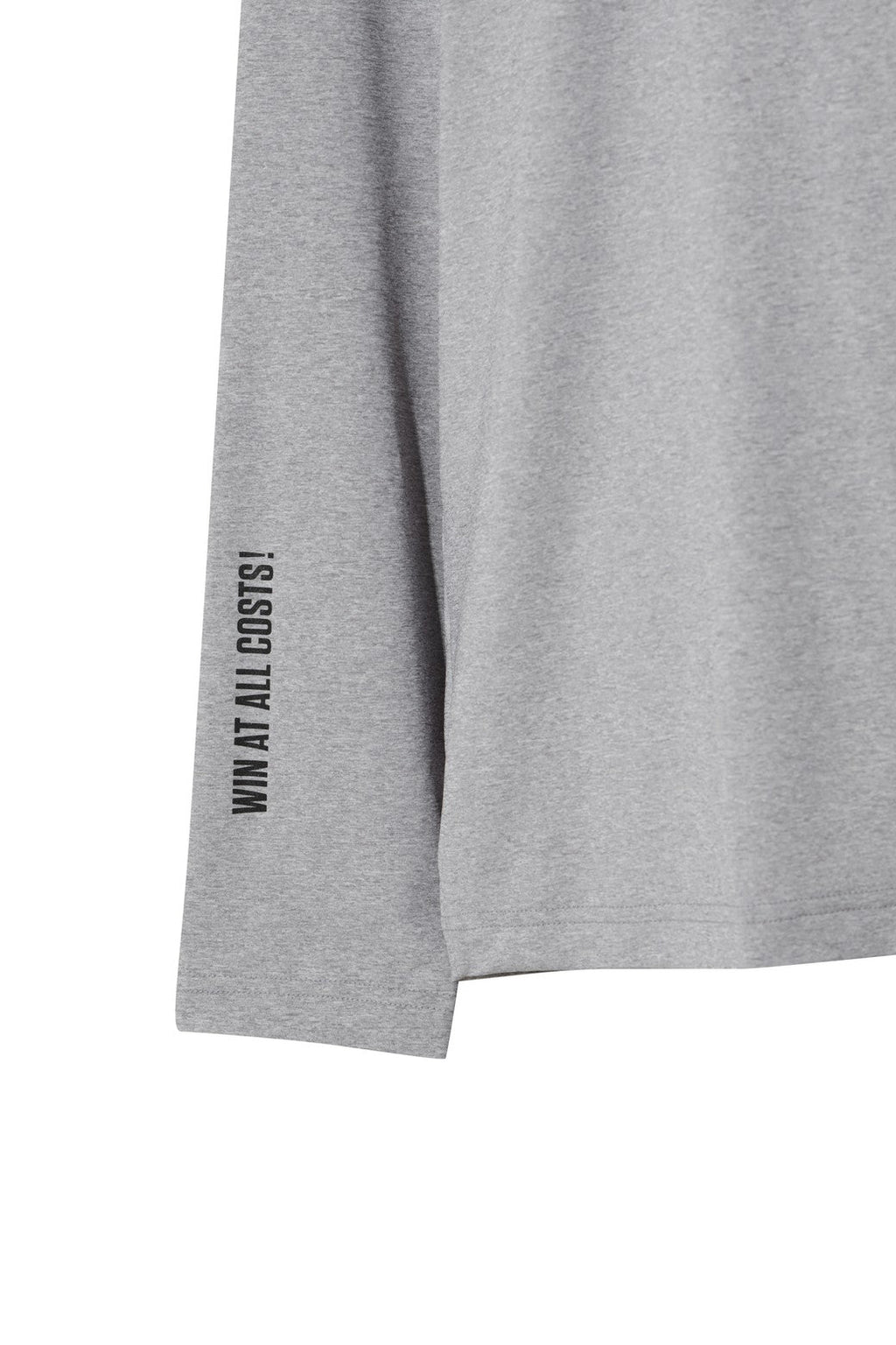 Men's Athletic Essential Melange Jersey Hoodie GREY