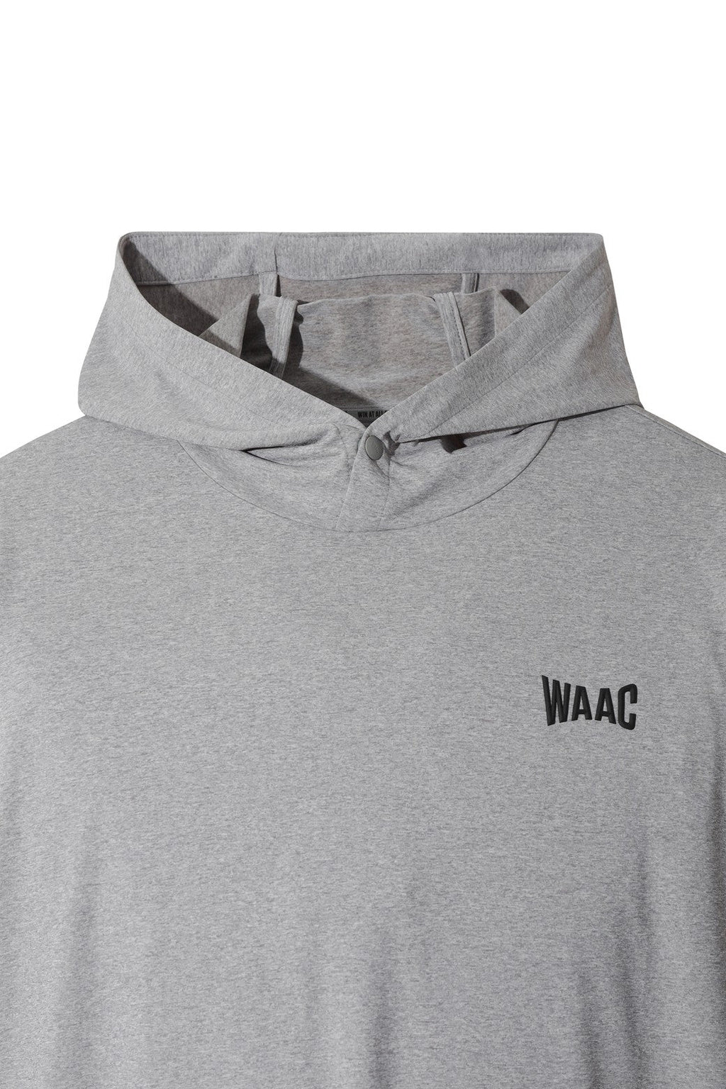 Men's Athletic Essential Melange Jersey Hoodie GREY