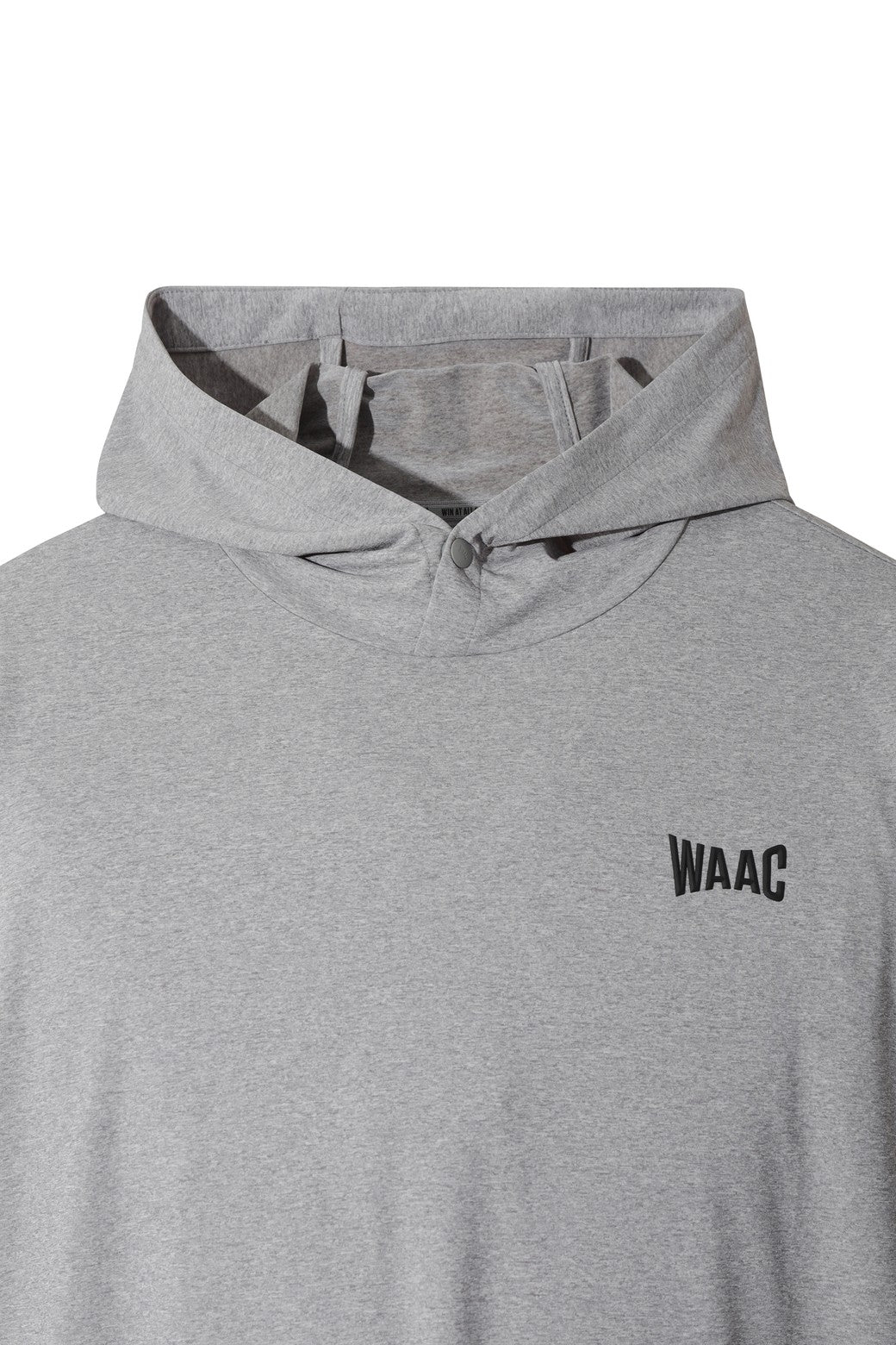 Men's Athletic Essential Melange Jersey Hoodie GREY