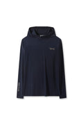 Men's Athletic Essential Melange Jersey Hoodie NAVY