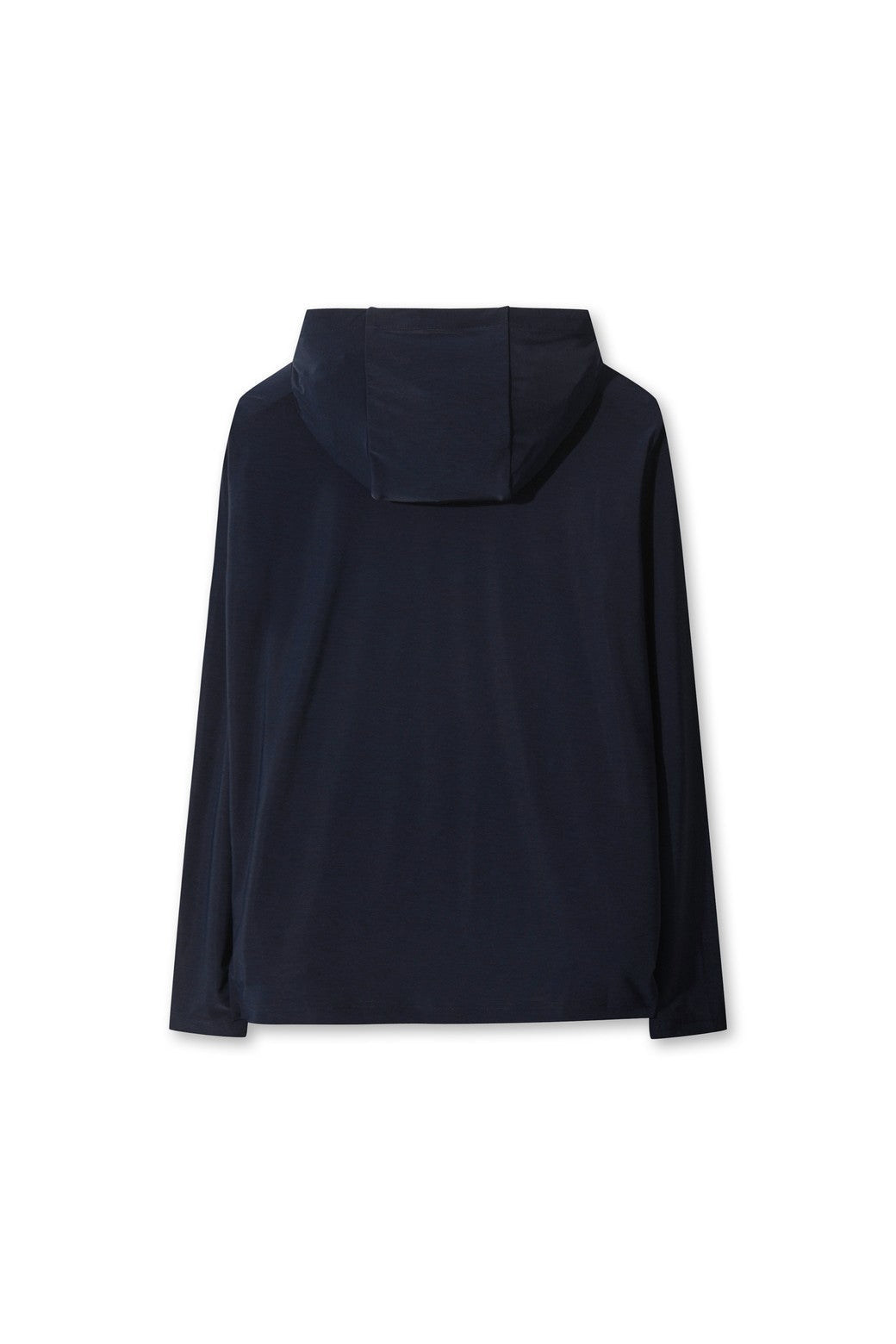 Men's Athletic Essential Melange Jersey Hoodie NAVY