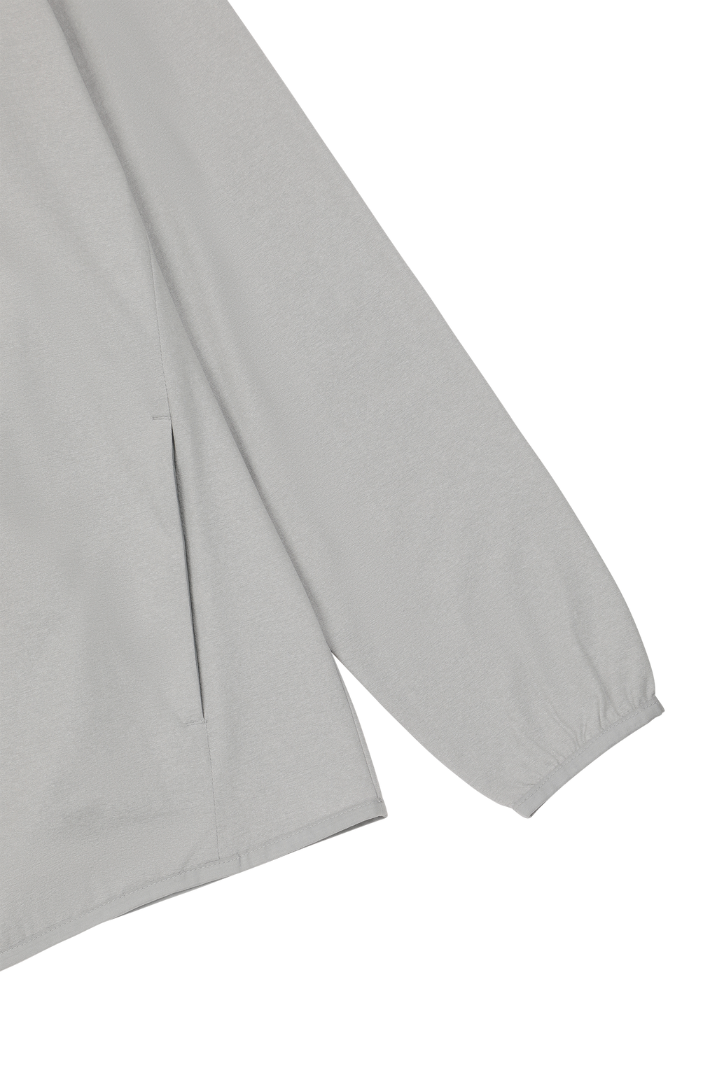 Half Zip Jersey Hoodie Grey | Men