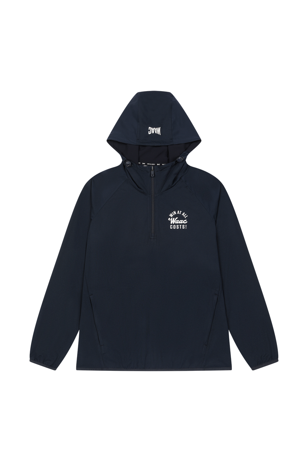 Half Zip Jersey Hoodie Navy | Men