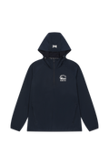 Half Zip Jersey Hoodie Navy | Men