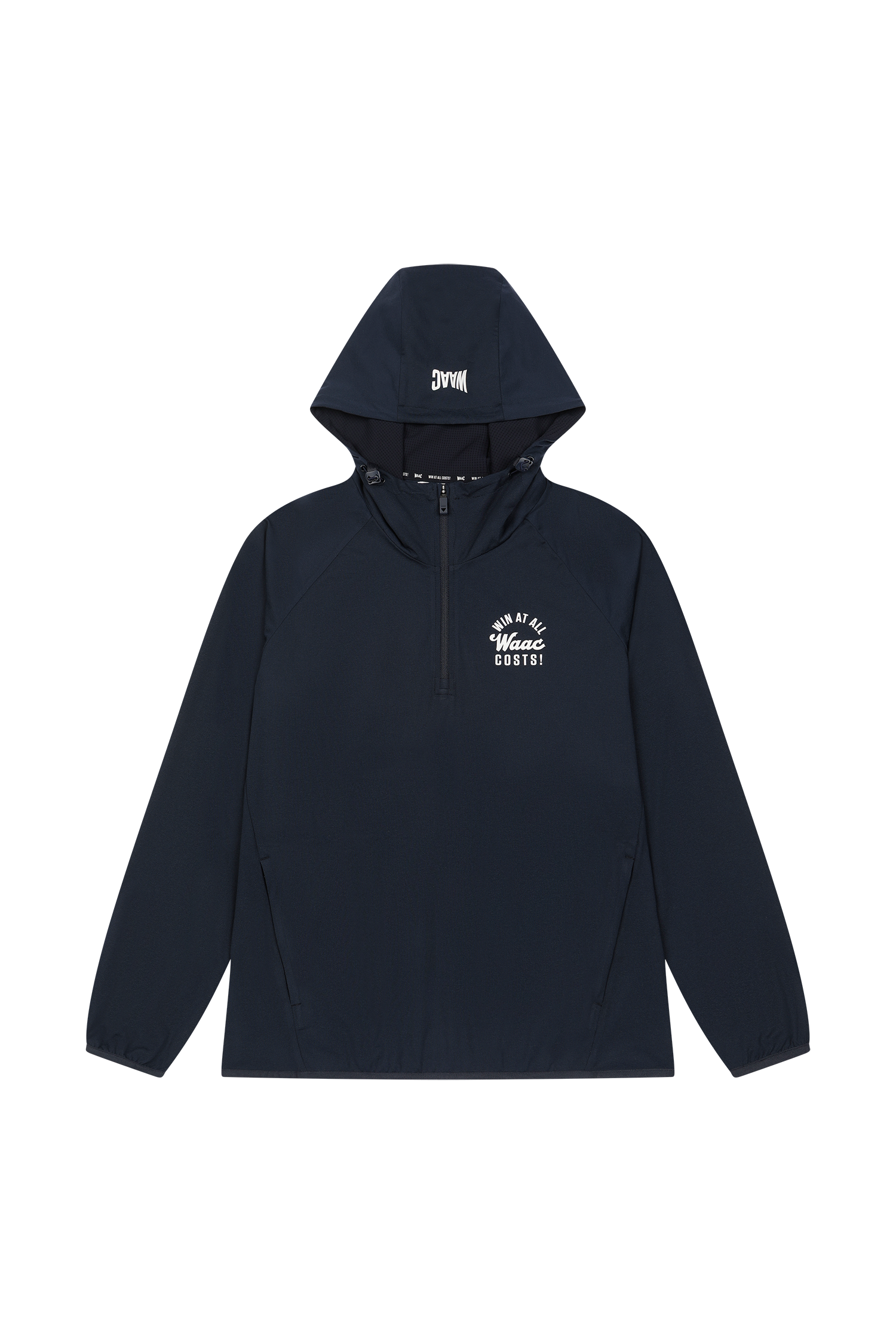 Half Zip Jersey Hoodie Navy | Men