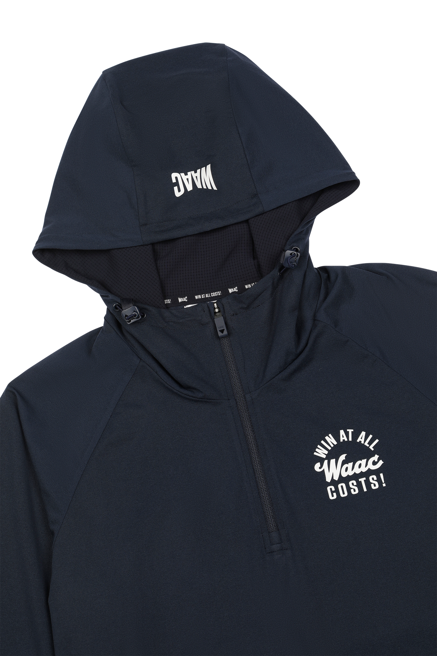 Half Zip Jersey Hoodie Navy | Men