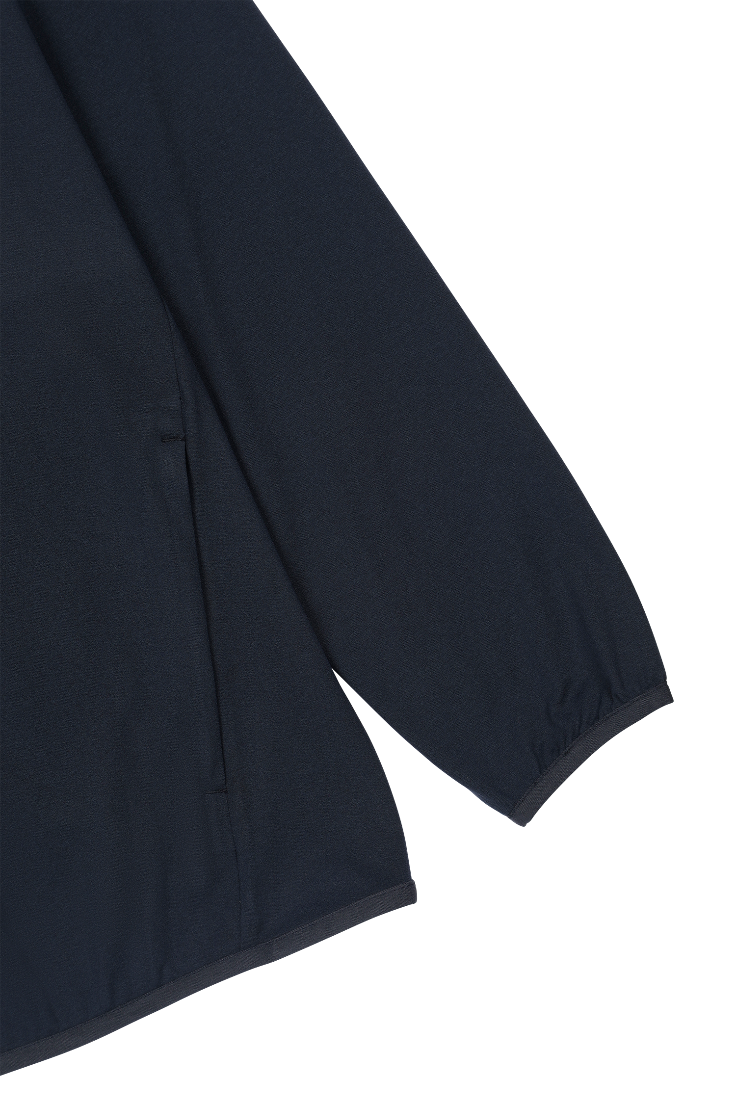 Half Zip Jersey Hoodie Navy | Men