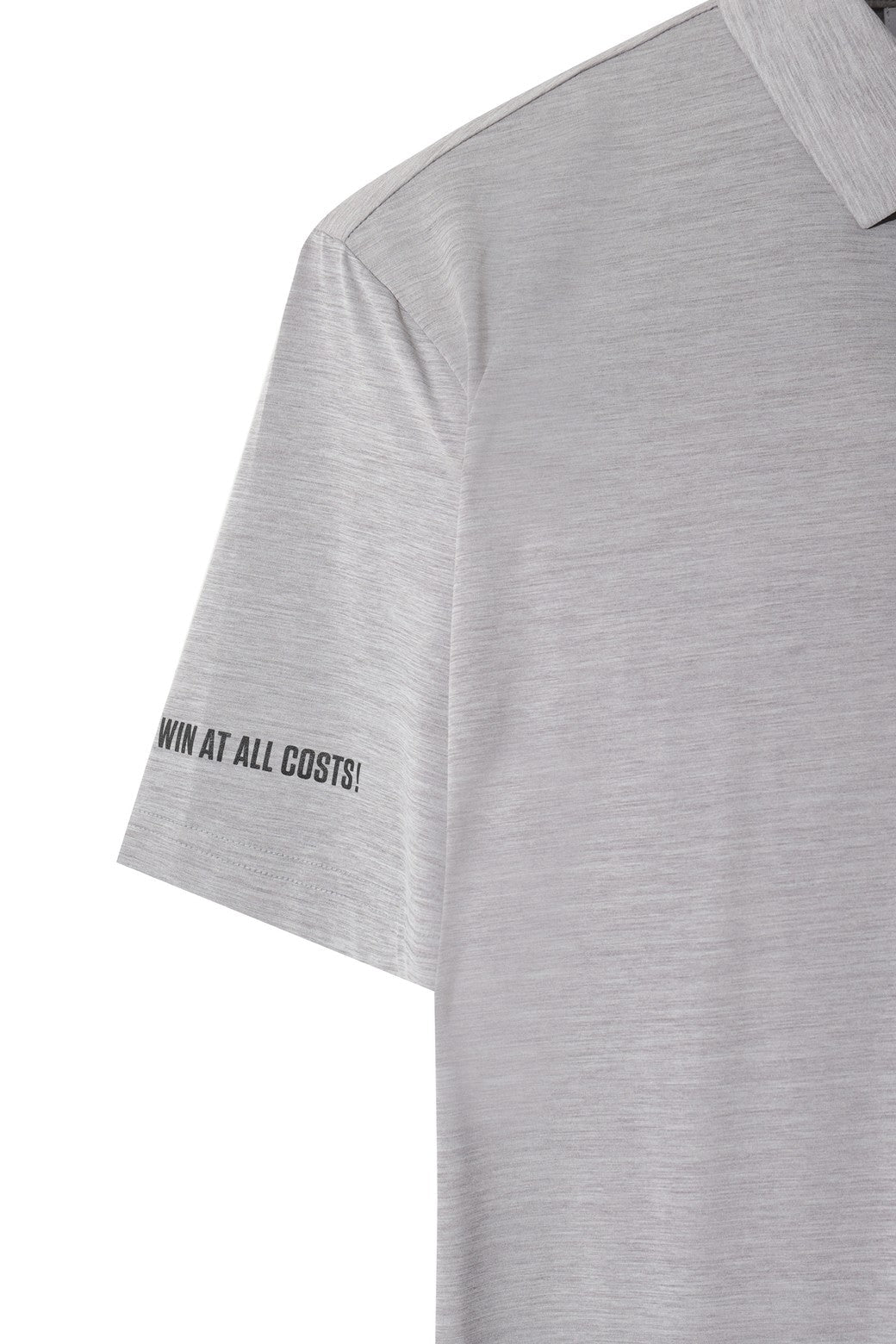 Men's Athletic Essential Melange Polo GREY