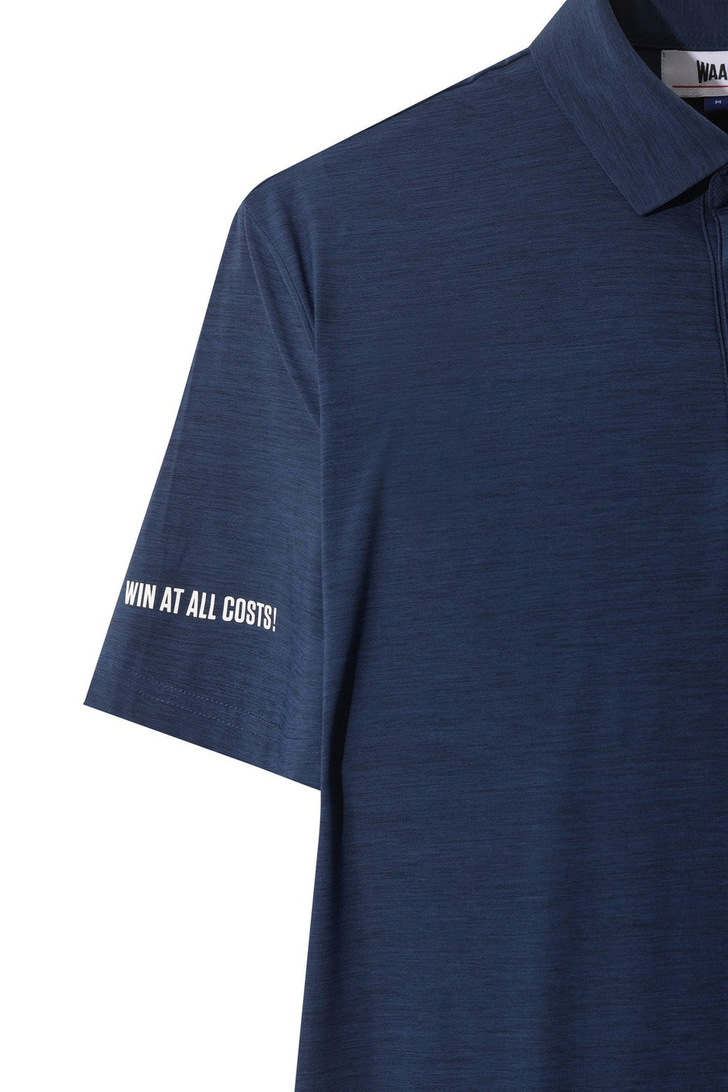 Men's Athletic Essential Melange Polo NAVY