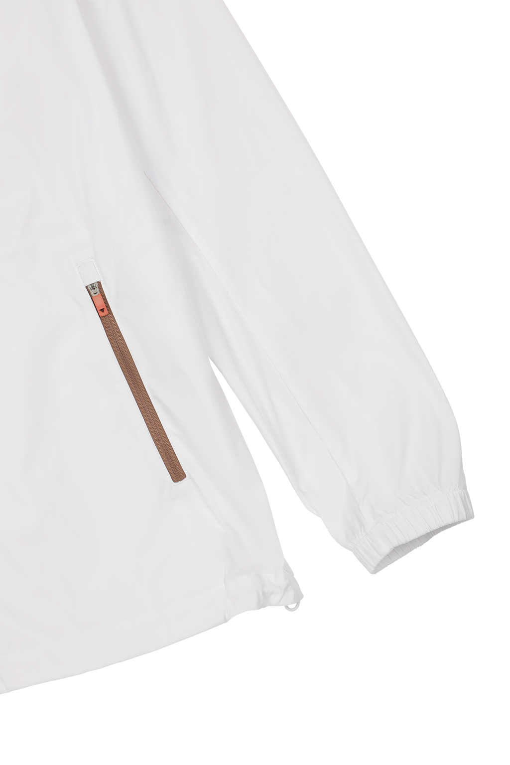 Men's Zip-up Windbreaker White