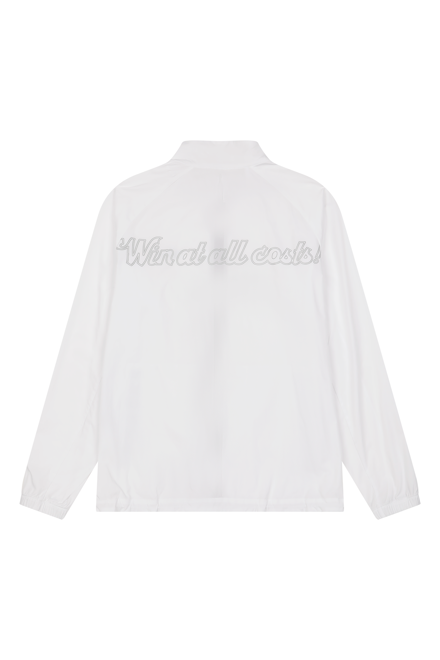 Men's Zip-up Windbreaker White