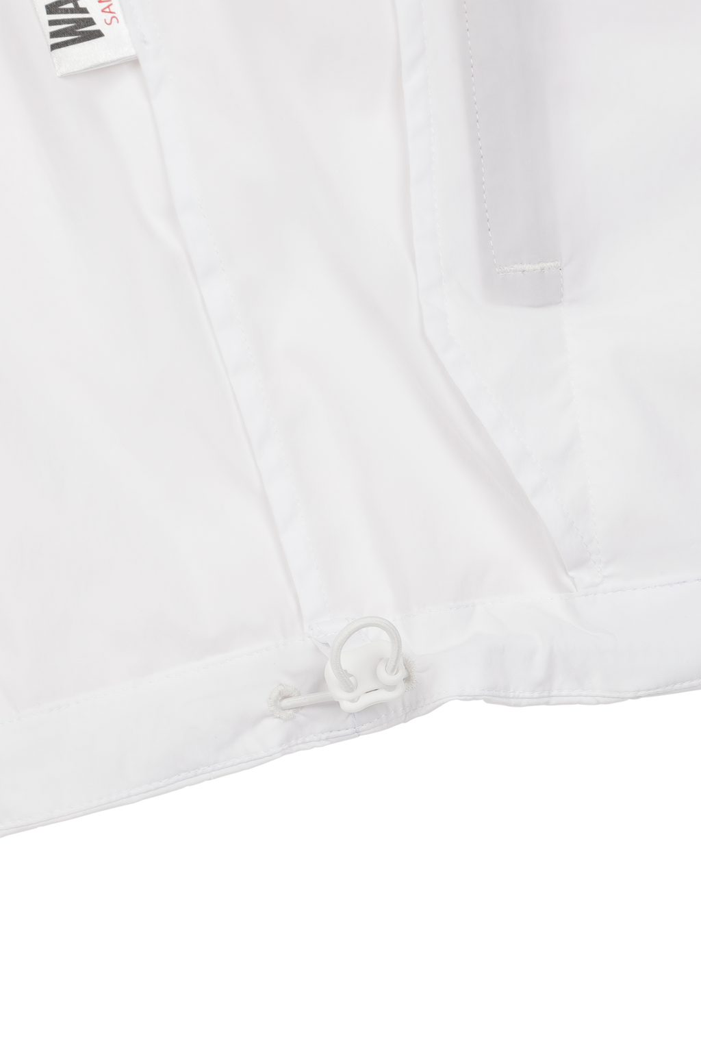 Men's Zip-up Windbreaker White