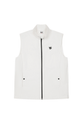 Men's Logo Zip-up Vest White