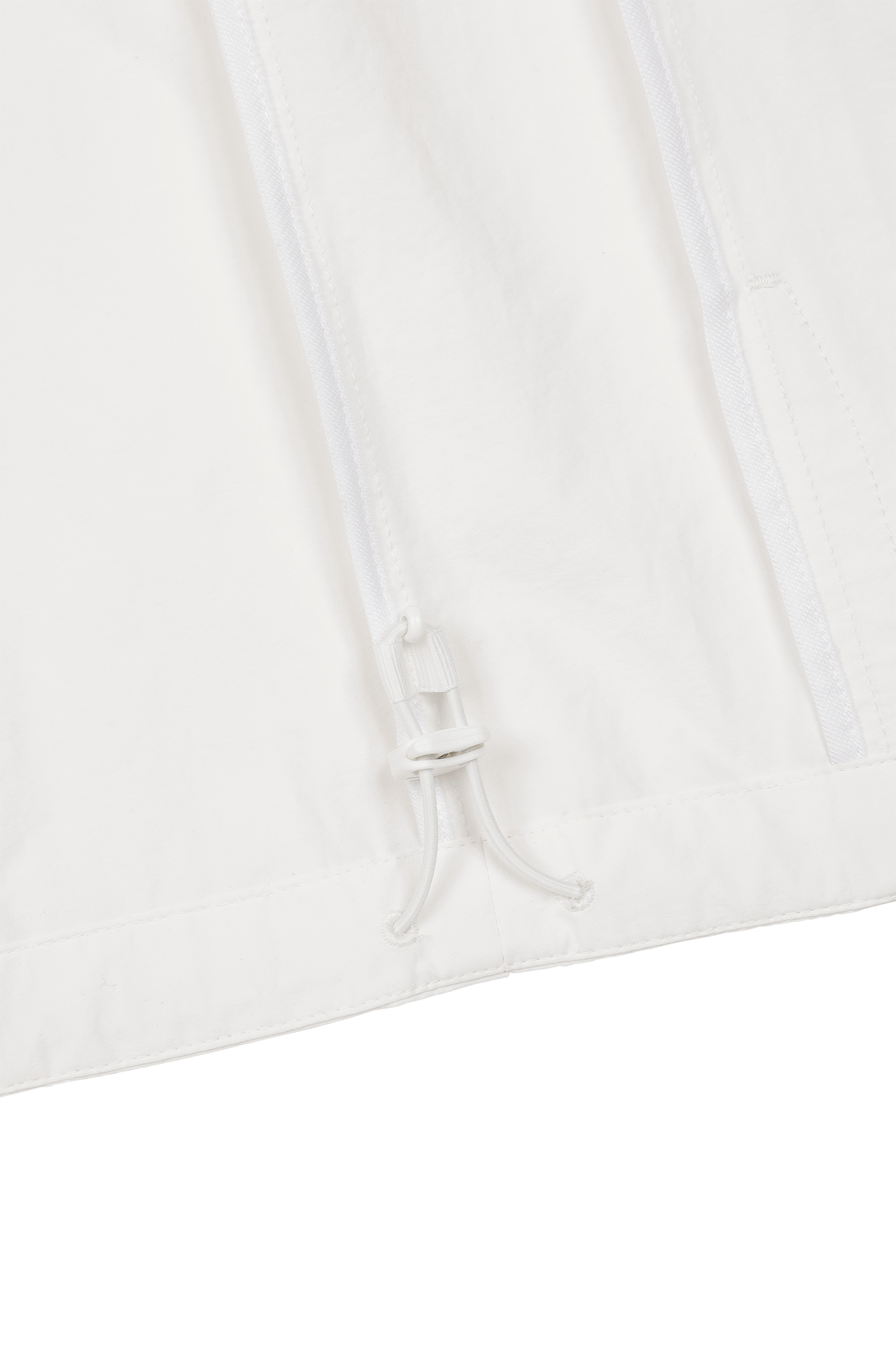 Men's Logo Zip-up Vest White