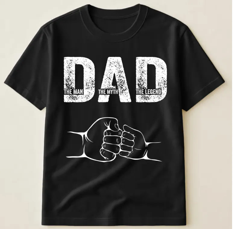 Father's Day Gifts, Dad The Man The Myth The Legend - Personalized Shirt Father's Day