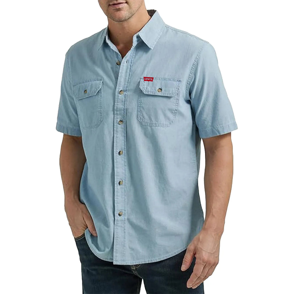Wrangler Authentics Men's Short Sleeve Classic Woven Shirt