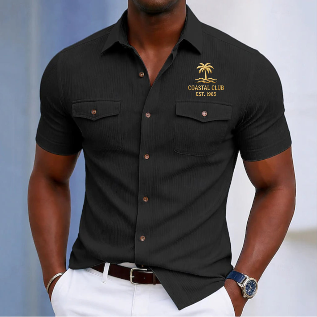 Men's Shirt Casual Shirt Corduroy Shirt Button Up Shirt