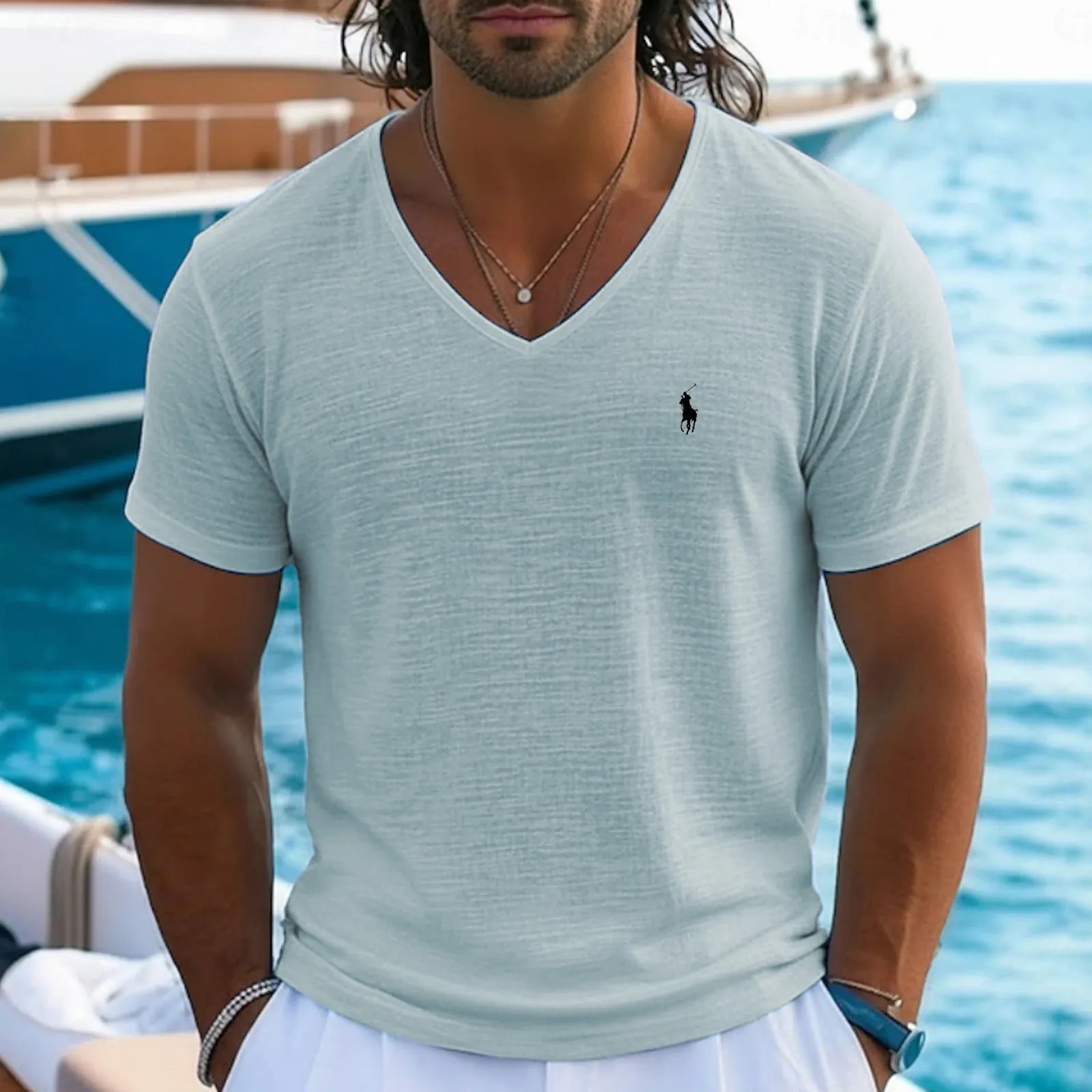 Men's T Shirt Short Sleeve Shirt Tee Top Linen