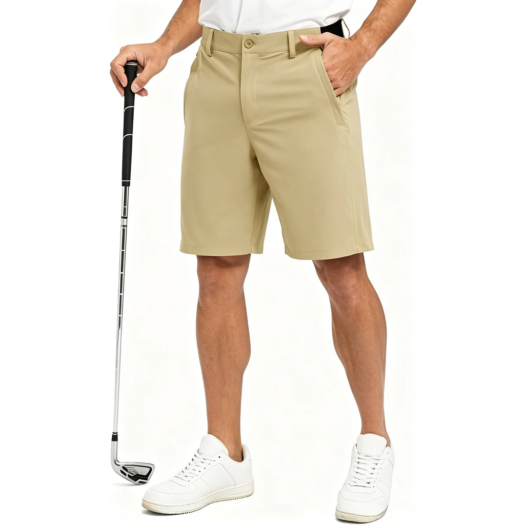 Men's Golf Work Shorts Stretch Waistband Dry Fit