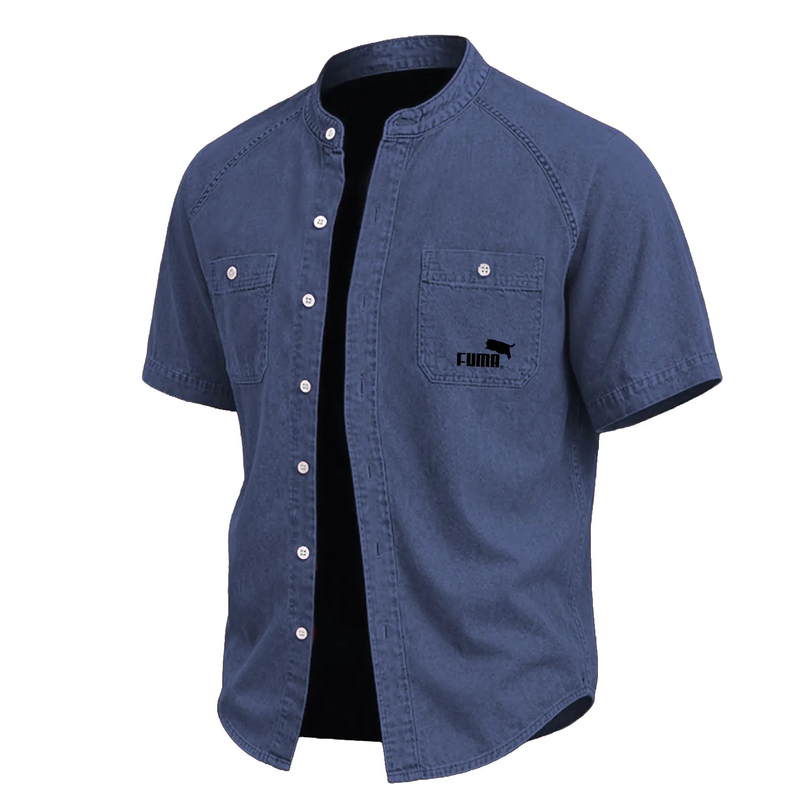 SoftFadeTM Men Shirt Casual Shirt Button Up Shirt Cotton Acid Wash Shirt