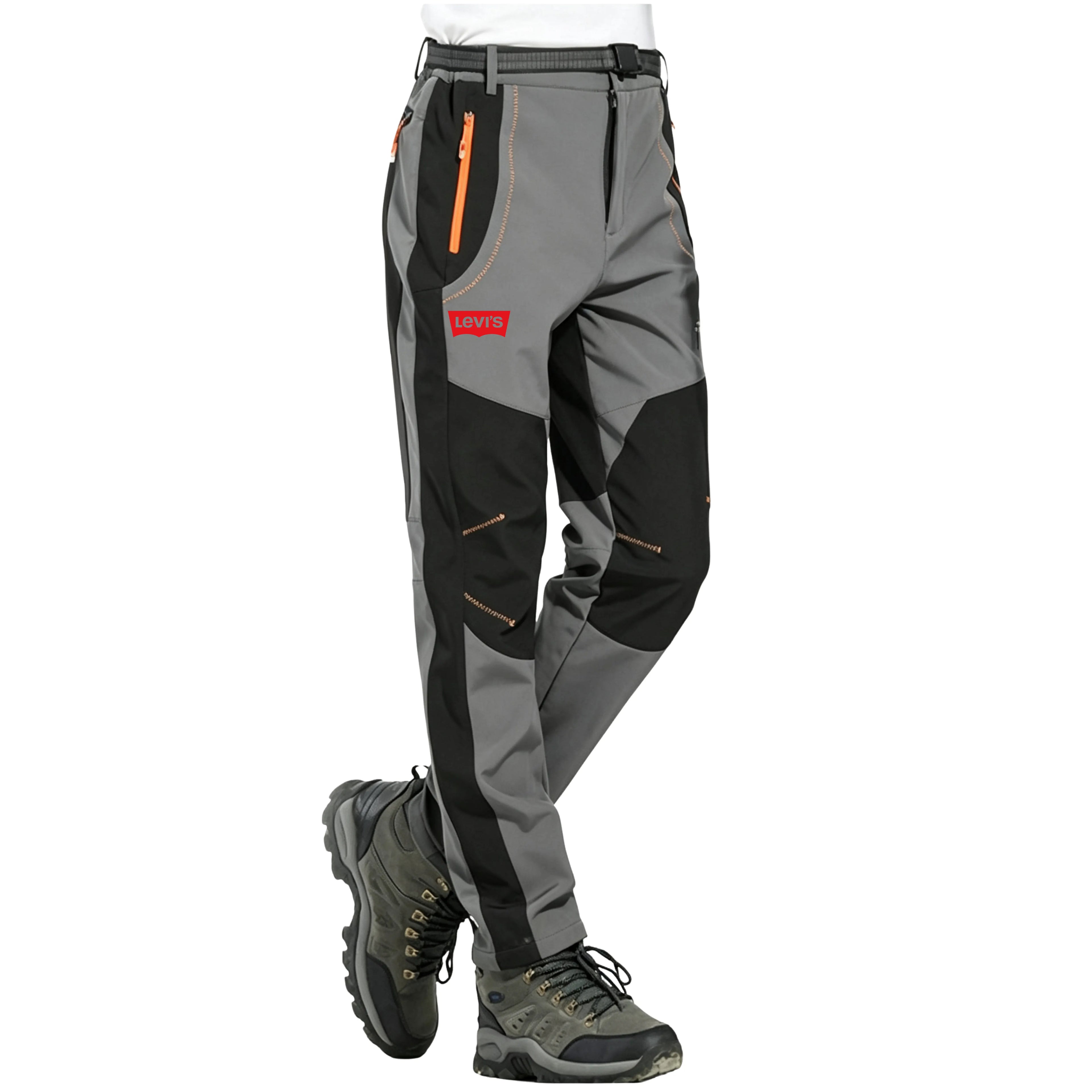 Men's waterproof hiking trousers softshell pants