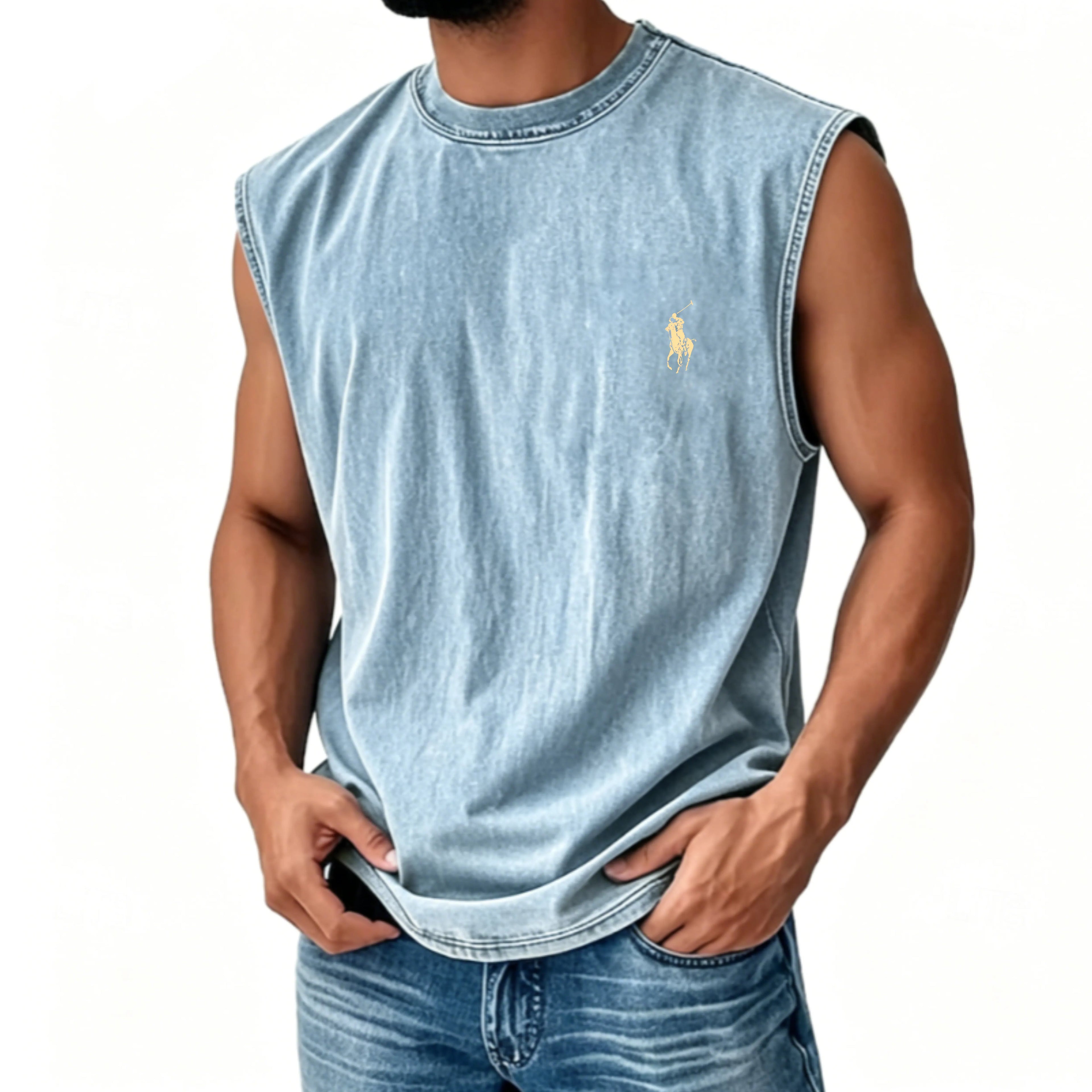 Men's Tank Top Undershirt Sleeveless Shirt Sleeveless Crew Neck Summer Plain Fashion Classic