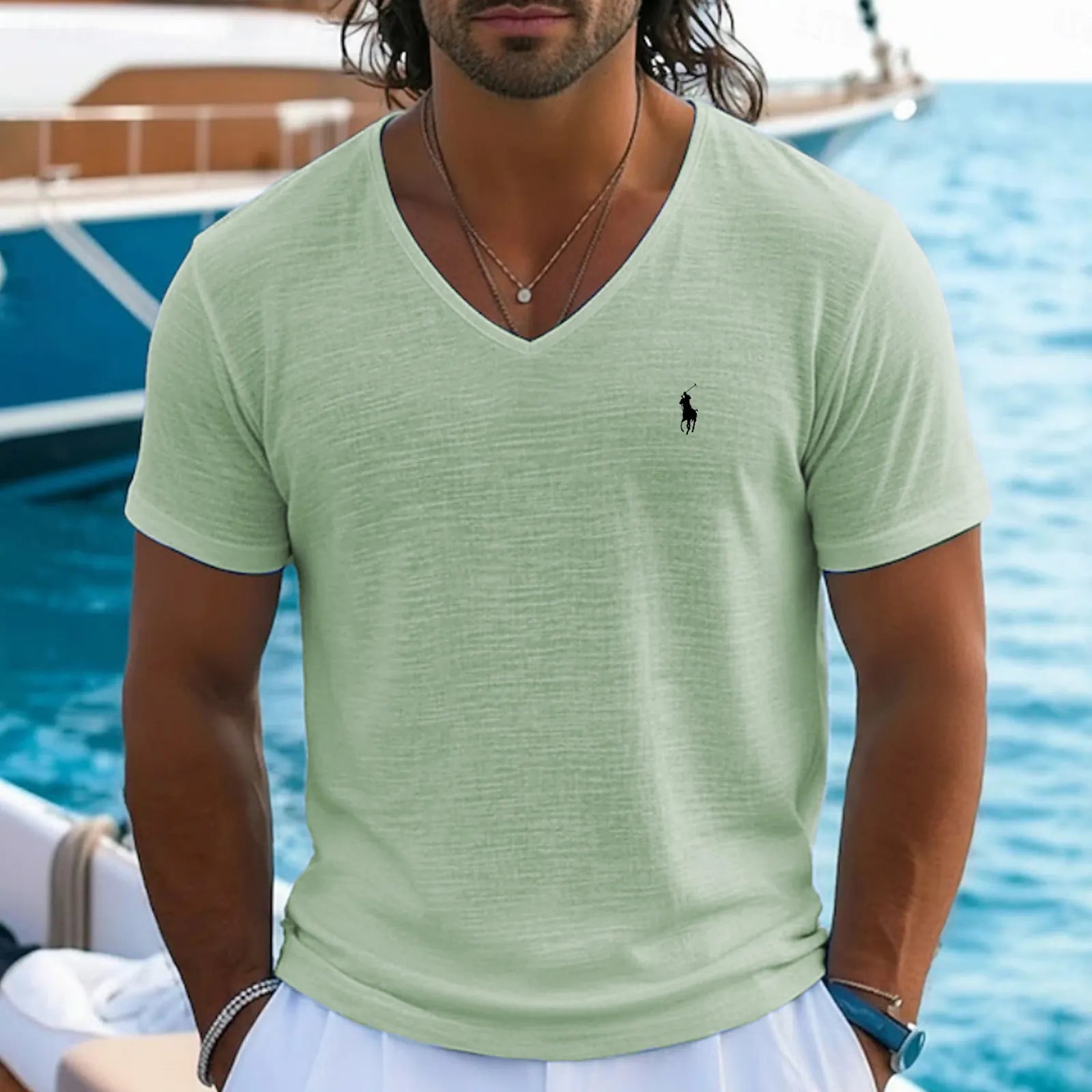 Men's T Shirt Short Sleeve Shirt Tee Top Linen