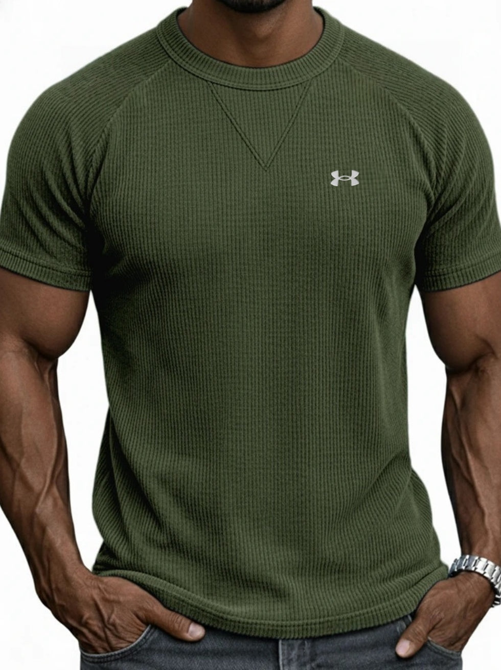 Men's Casual Knitted T-shirt