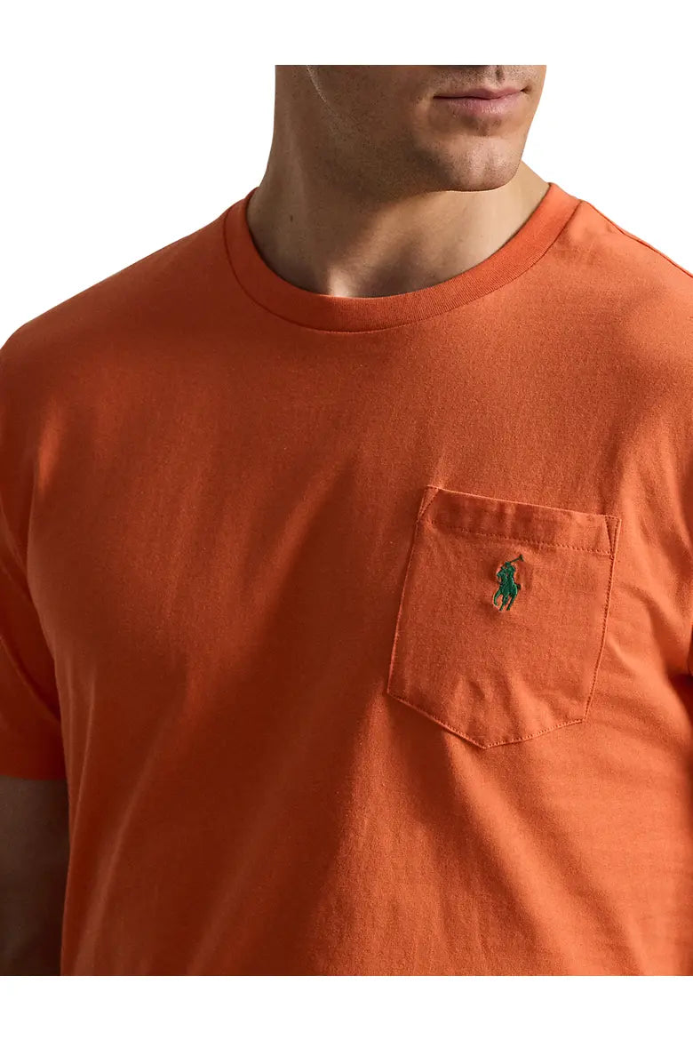 Big & Tall Classic Fit Jersey Crewneck Pocket Tee