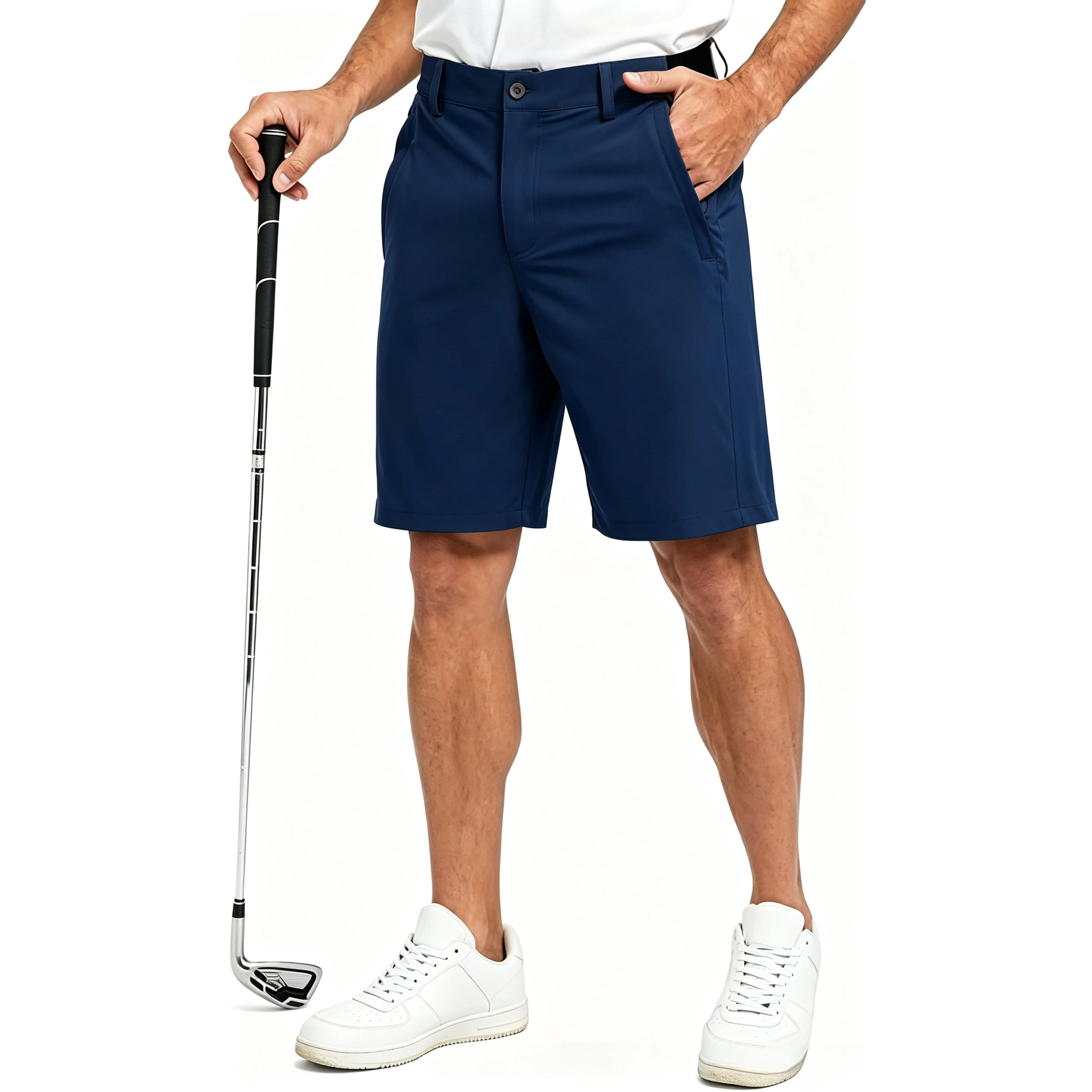 Men's Golf Work Shorts Stretch Waistband Dry Fit