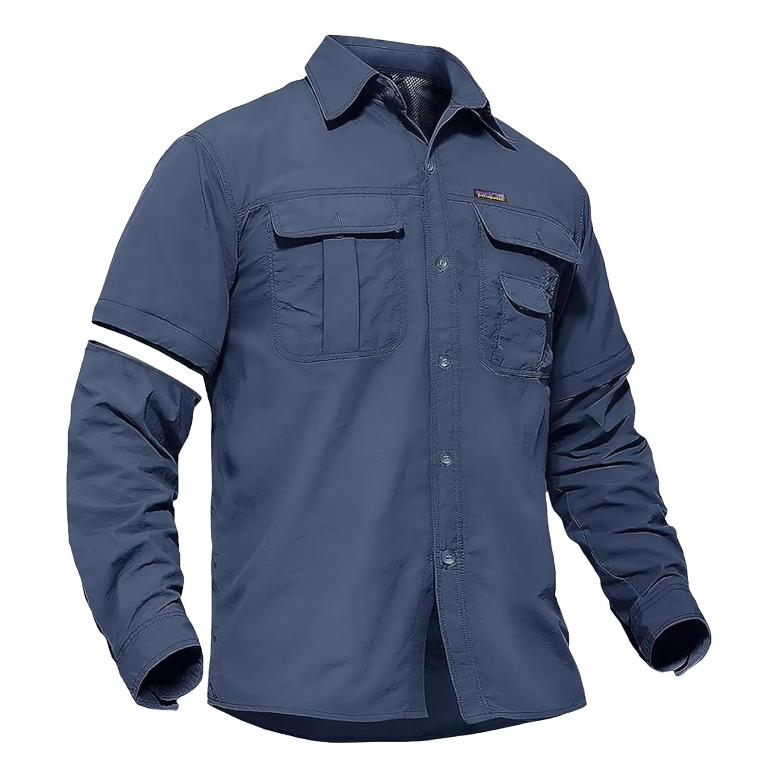TACVASEN Men's Convertible Long Sleeve Fishing Shirts Lightweight Quick Dry