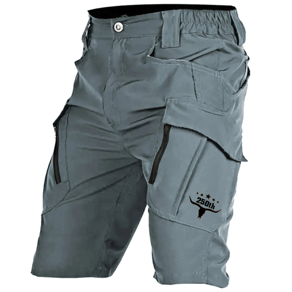 Men's Tactical Shorts Cargo Shorts Zipper Pocket Plain