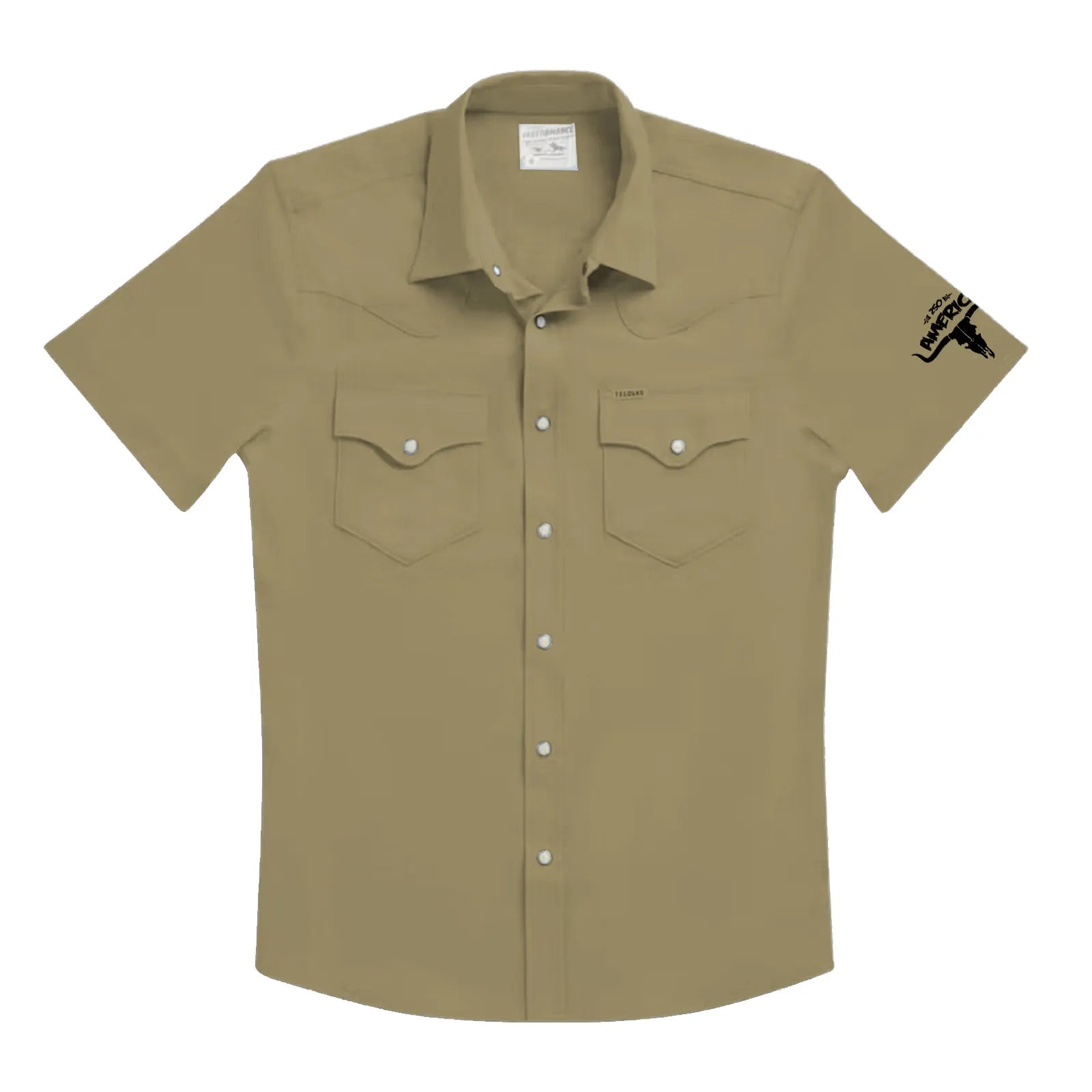 Men's Performance Western Short Sleeve Pearl Snap