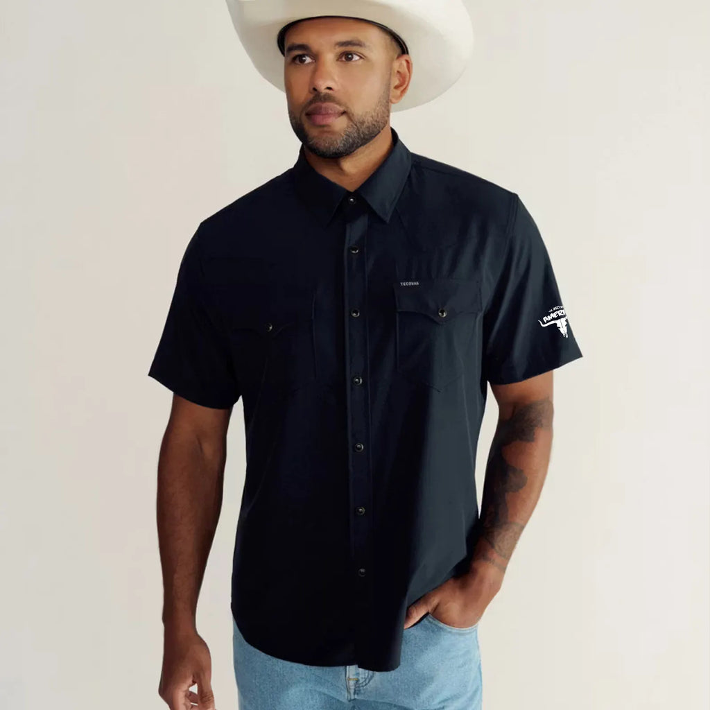 Men's Performance Western Short Sleeve Pearl Snap