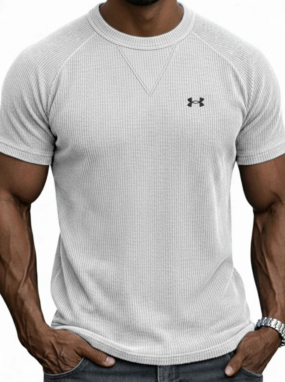 Men's Casual Knitted T-shirt