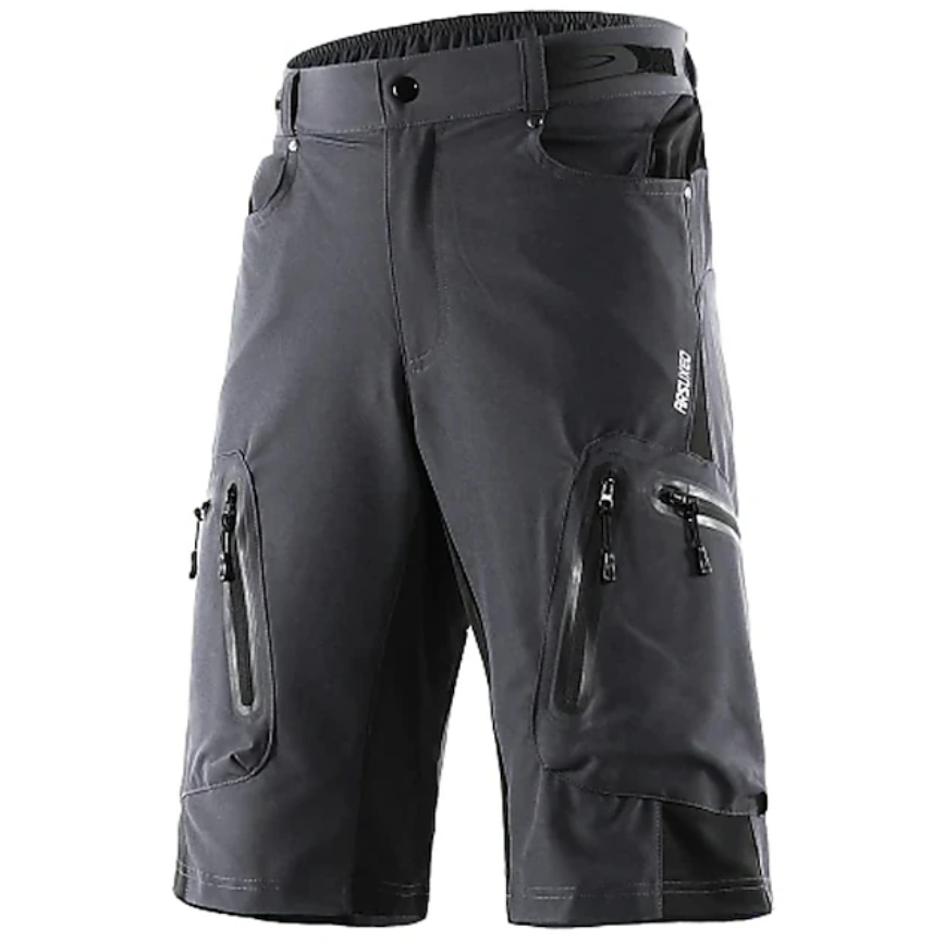 Arsuxeo Men's Solid Color Cycling MTB Shorts Bike Shorts Bike Shorts Baggy Shorts