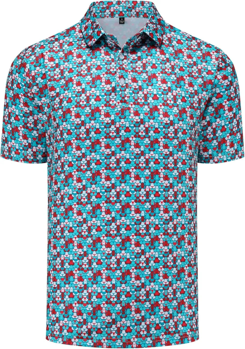 🔥Last Day 49% OFF Mens Golf Polo Shirts Short Sleeve Moisture Wicking Dry Fit Performance Casual Funny Golf Polo Shirts for Men