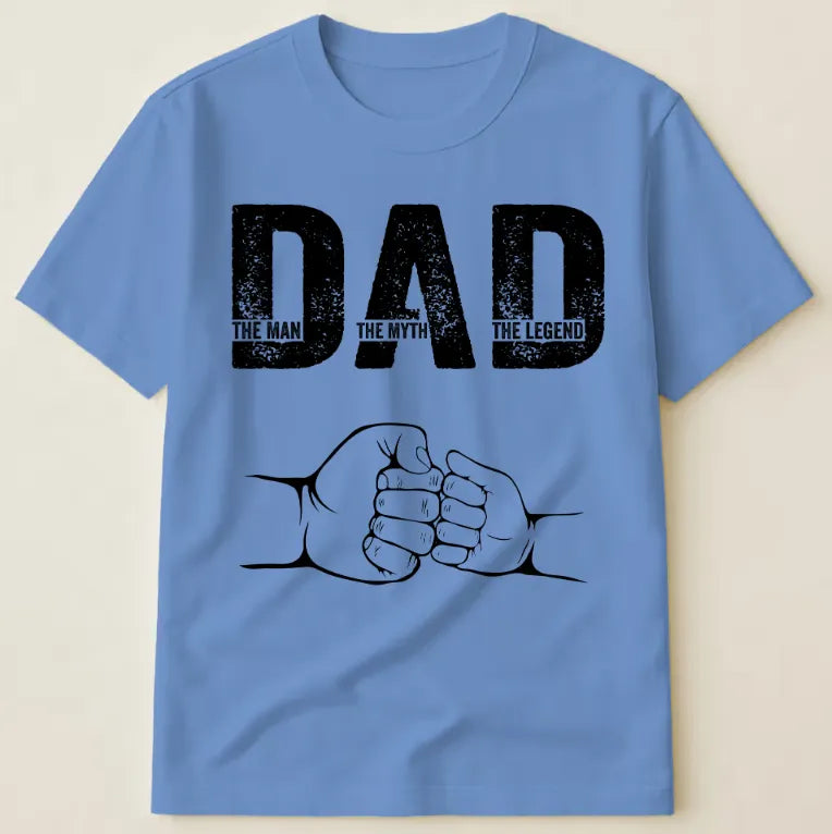 Father's Day Gifts, Dad The Man The Myth The Legend - Personalized Shirt Father's Day