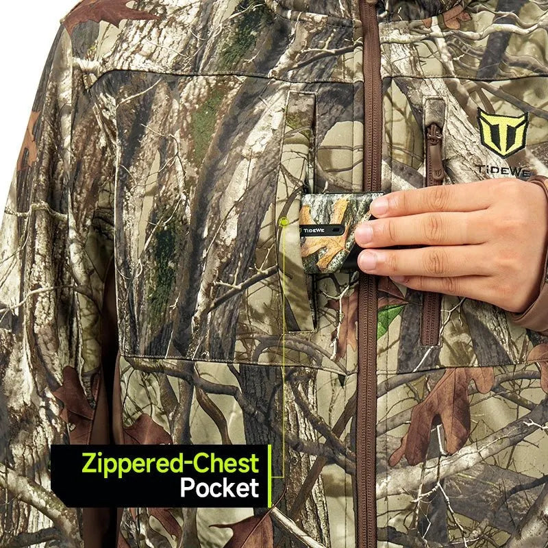 Men's Hunting Clothes,Silent Water Resistant Camo Hunting Suits