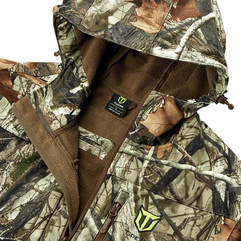 Men's Hunting Clothes,Silent Water Resistant Camo Hunting Suits