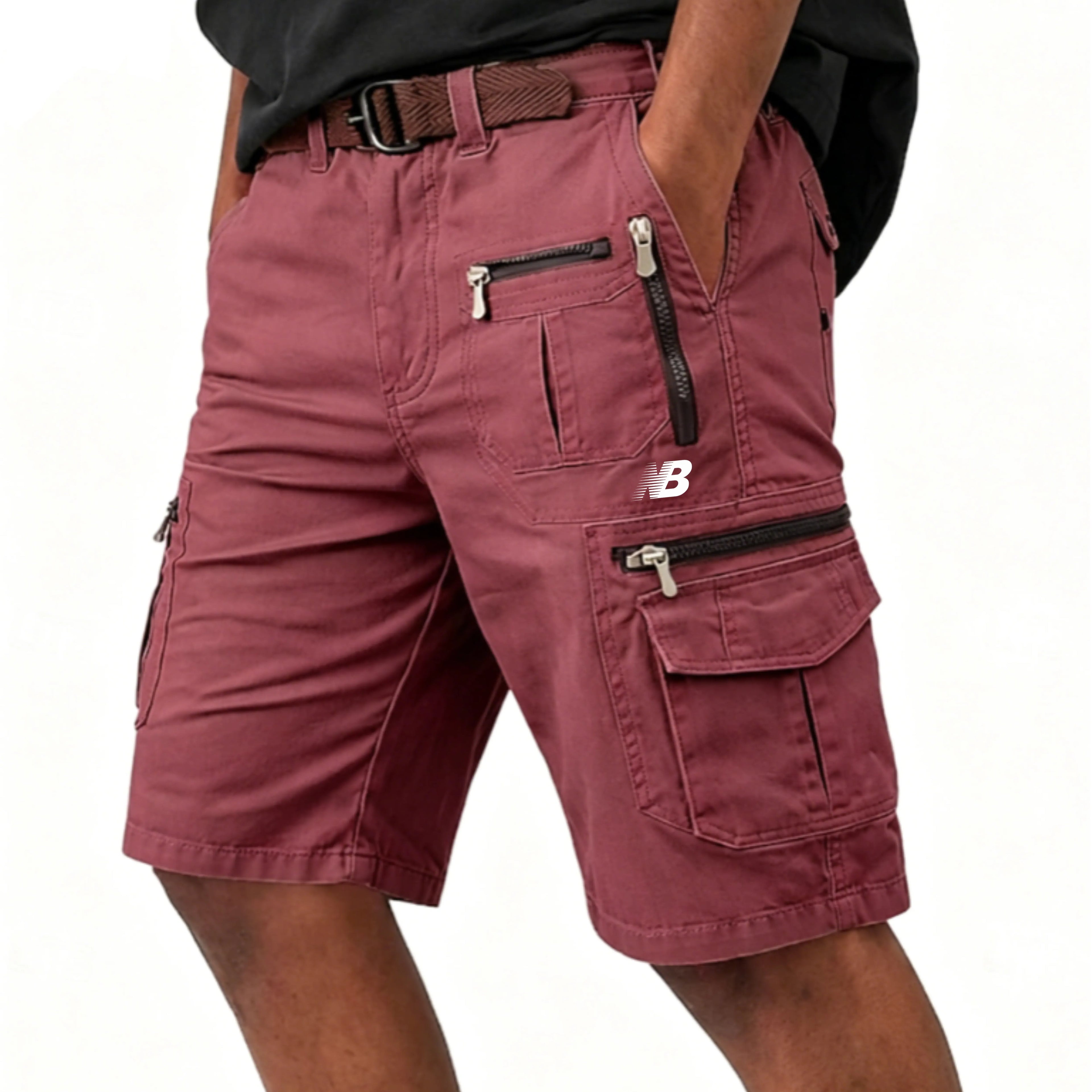 Men's Tactical Cargo Cargo Shorts Shorts Casual Shorts Pocket Elastic Waist Plain