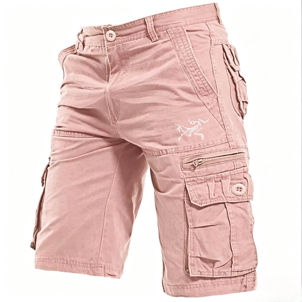 Men's Cargo Shorts Hiking Shorts Zipper Pocket Flap Pocket Plain