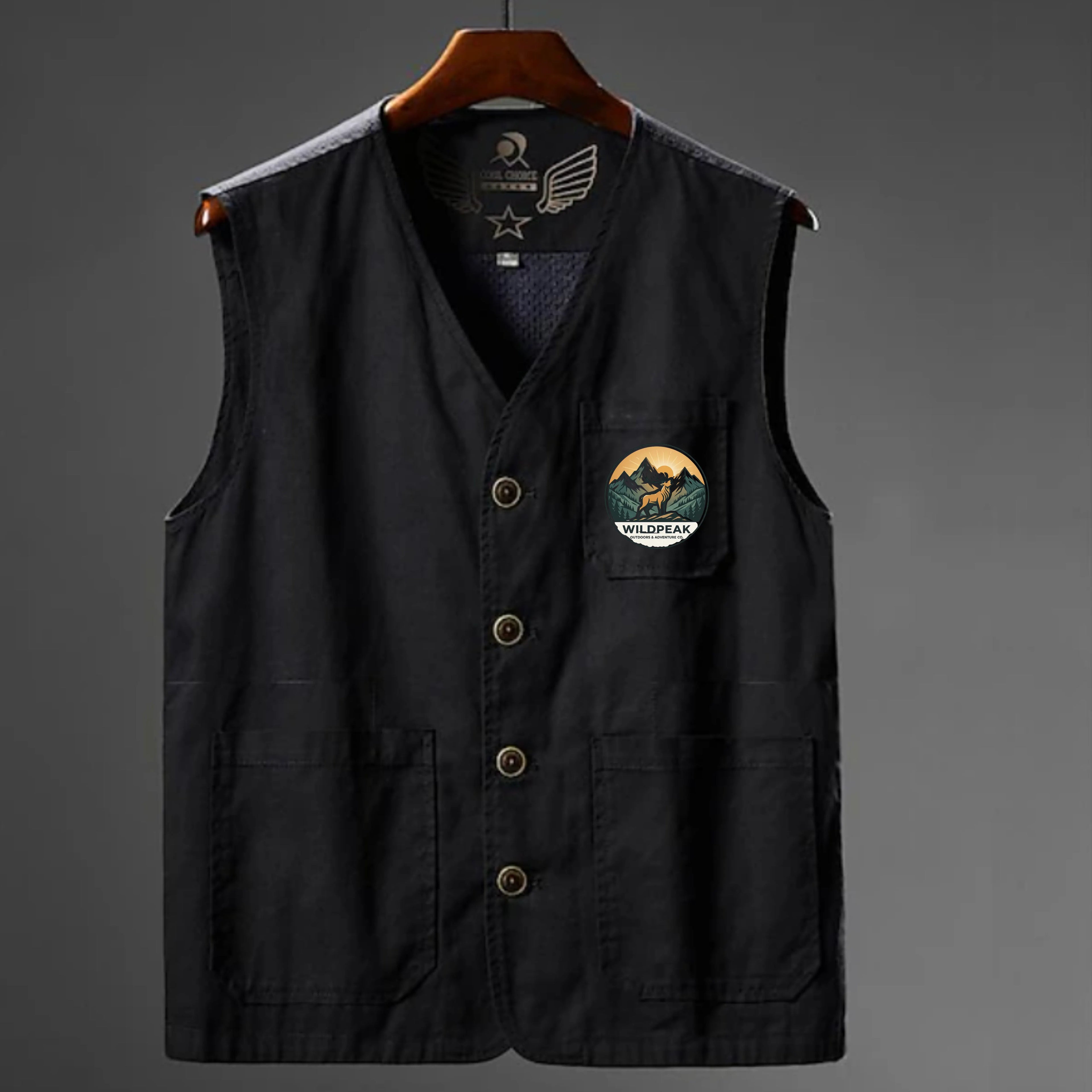Men's Hiking Vest Summer Spring Outdoor Quick Dry Multi Pockets Lightweight Wear