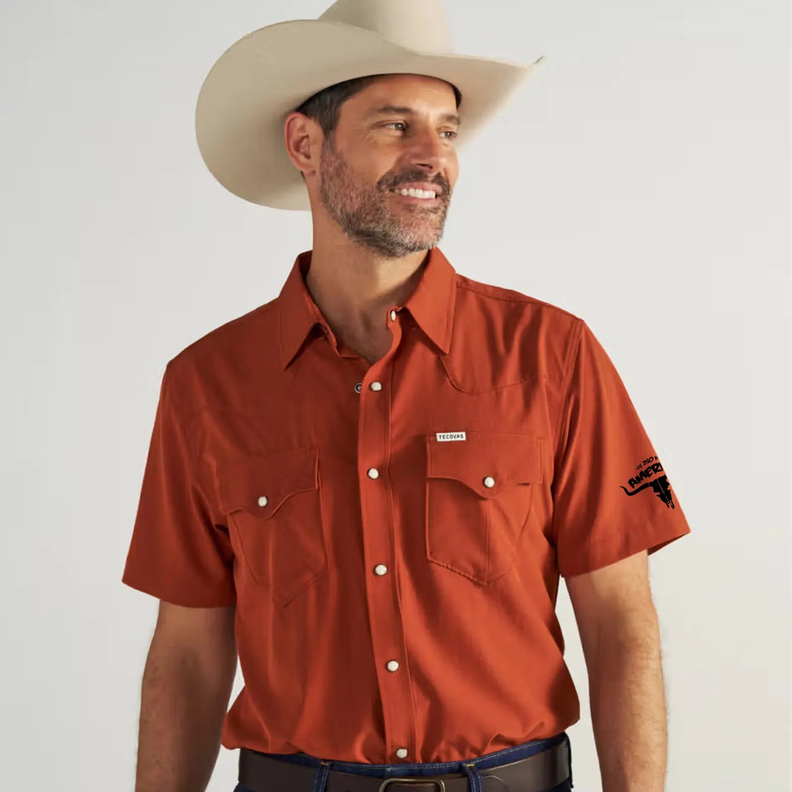 Men's Performance Western Short Sleeve Pearl Snap