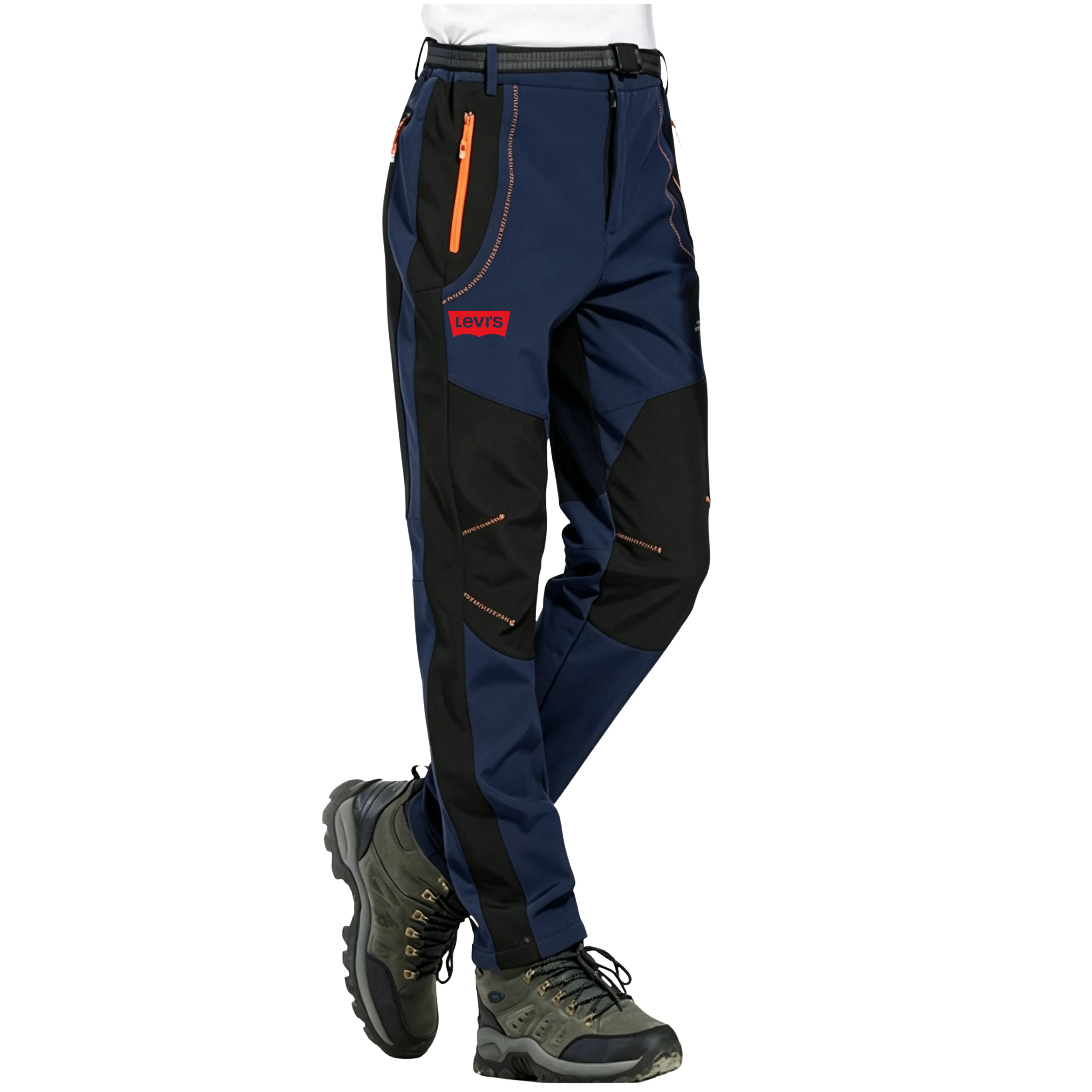 Men's waterproof hiking trousers softshell pants