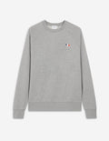 Tricolor Fox Patch Clean Sweatshirt Grey Melange