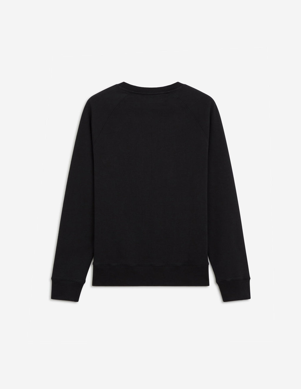 Tricolor Fox Patch Clean Sweatshirt Black