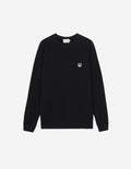 Grey Fox Head Patch Classic Sweatshirt Black